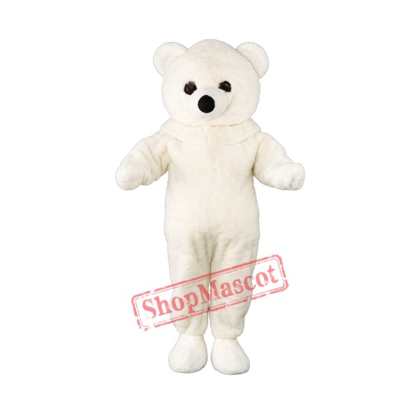White Polar Bear Costume Mascot