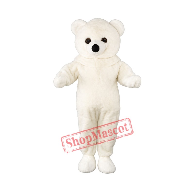 White Polar Bear Costume Mascot White Polar Bear Costume Mascot