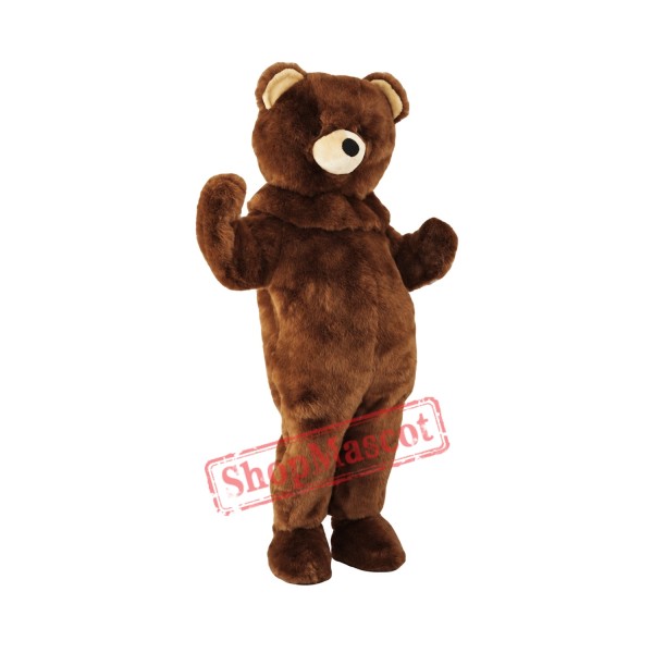 Brown Bear Mascot Costume