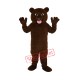 Brown Bear with Sharp Tooth Mascot Adult Costume