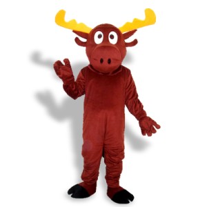 Christmas Reindeer Adult Mascot Costume Free Shipping