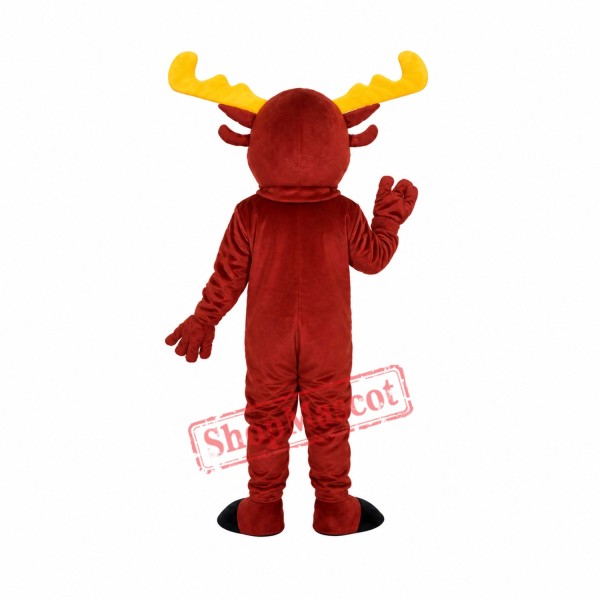 Christmas Reindeer Adult Mascot Costume Free Shipping Christmas Reindeer Adult Mascot Costume Free Shipping