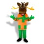 Christmas Deer Adult Mascot Costume Free Shipping