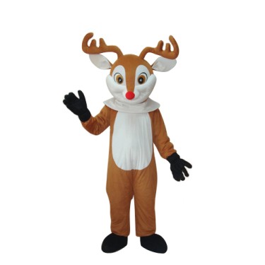 Golden Sika Deer Mascot Adult Costume Free Shipping