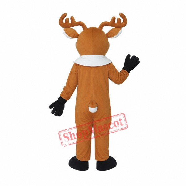 Golden Sika Deer Mascot Adult Costume Free Shipping