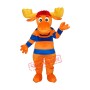 Striped Deer Mascot Adult Costume Free Shipping