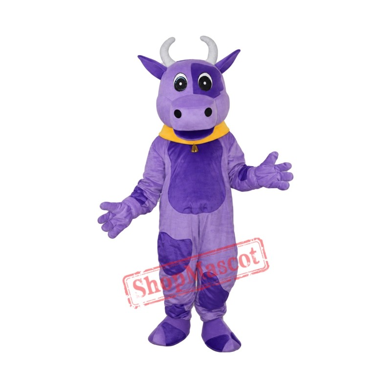 Purple Cow Mascot Adult Costume Free Shipping Purple Cow Mascot Adult Costume Free Shipping