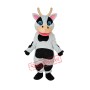 Black Dot Cow Mascot Adult Costume Free Shipping