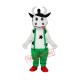 Cow in Green Overall Mascot Adult Costume Free Shipping Cow in Green Overall Mascot Adult Costume Free Shipping