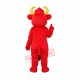 Yellow Mouse Red Cow Mascot Adult Costume Free Shipping