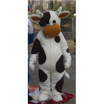Cattle Black & White Mascot Costume Free Shipping