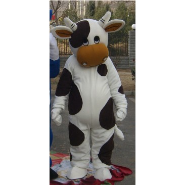 Cattle Black & White Mascot Costume Free Shipping