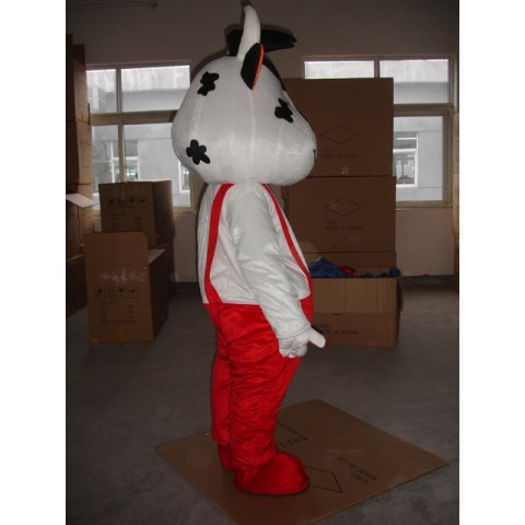 Red Cattle Mascot Costume Free Shipping
