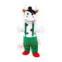 Green Cattle Mascot Costume Free Shipping