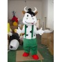 Green Cattle Mascot Costume Free Shipping