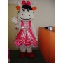Pink Cattle Mascot Costume Free Shipping