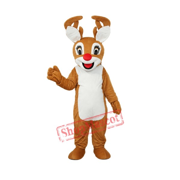 Bambi Mascot Adult Costume Free Shipping