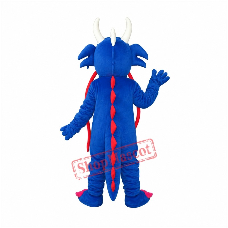 Blue Mushu Mascot Adult Costume Free Shipping Blue Mushu Mascot Adult Costume Free Shipping