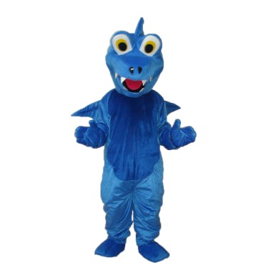 Blue Thorn Dragon Mascot Adult Costume Free Shipping