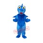 Blue Thorn Dragon Mascot Adult Costume Free Shipping
