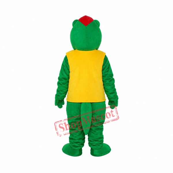 Africa Crocodile with Waistcoat Adult Mascot Costum Free Shipping Africa Crocodile with Waistcoat Adult Mascot Costum Free Shipping