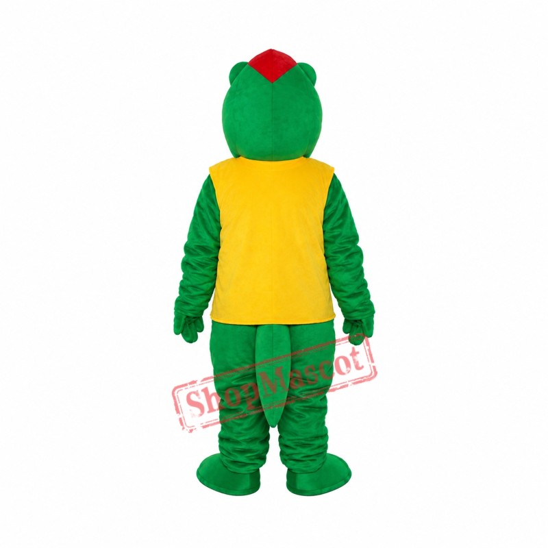Africa Crocodile with Waistcoat Adult Mascot Costum Free Shipping Africa Crocodile with Waistcoat Adult Mascot Costum Free Shipping