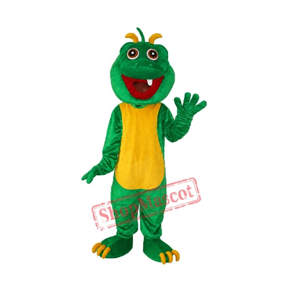 One Tooth Dinosaur Mascot Adult Costume Free Shipping