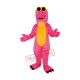 Pink Dinosaur with Glasses Mascot Adult Costume Free Shipping Pink Dinosaur with Glasses Mascot Adult Costume Free Shipping