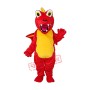 Red Thorn Dragon Mascot Adult Costume Free Shipping