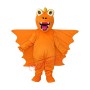 Revised Version Orange Long Thorn Dragon Mascot Adult Costume Free Shipping