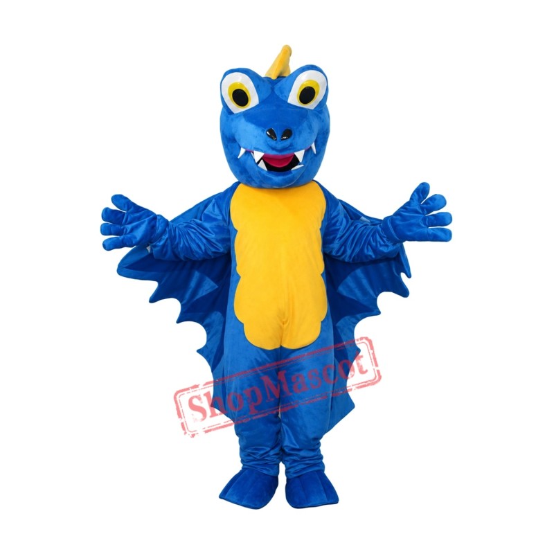 Revision Blue Dinosaur Mascot Adult Costume Free Shipping Revision Blue Dinosaur Mascot Adult Costume Free Shipping