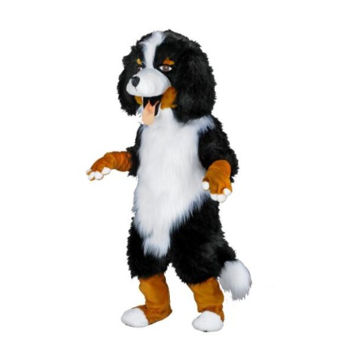 White & Black Sheep Dog Mascot Costume Free Shipping