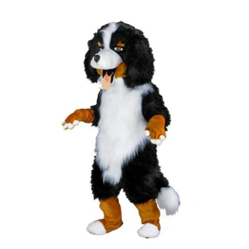 White & Black Sheep Dog Mascot Costume Free Shipping