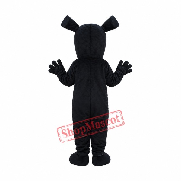 Black Dog Mascot Costume Cartoon Free Shipping Black Dog Mascot Costume Cartoon Free Shipping