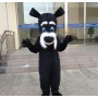 Black Dog Mascot Costume Cartoon Free Shipping