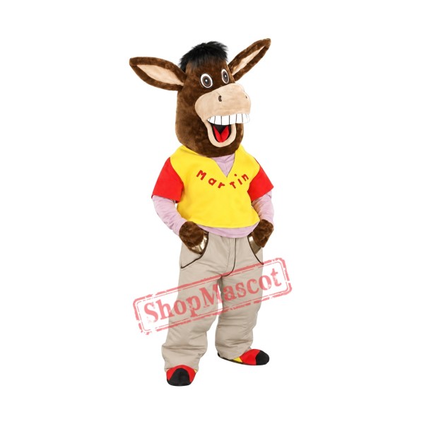 Martin the Donkey Mascot Costume Free Shipping Martin the Donkey Mascot Costume Free Shipping