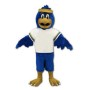 Blue Falcon Mascot Costume Character Eagle Bird Free Shipping
