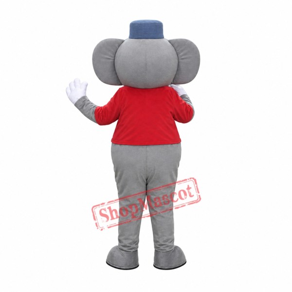 Grey Elephant Mascot Costume Cartoon Costum Free Shipping