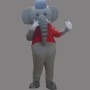 Grey Elephant Mascot Costume Cartoon Costum Free Shipping