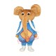 Coffee Elephant Mascot Costume Cartoon Costum Free Shipping
