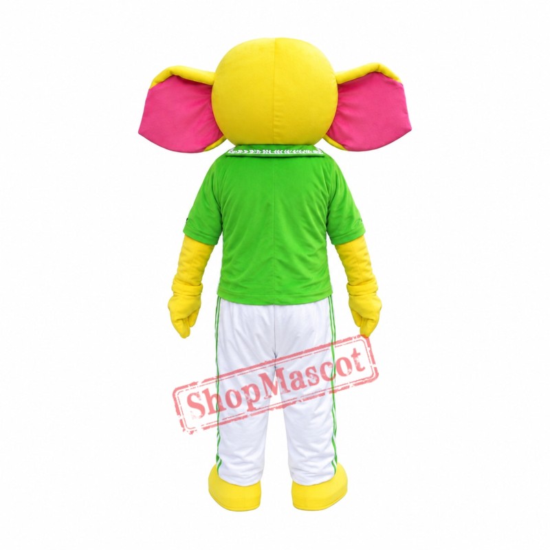 Yellow Elephant Mascot Costume Cartoon Costum Free Shipping Yellow Elephant Mascot Costume Cartoon Costum Free Shipping