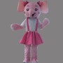 Pink Elephant Mascot Costume Cartoon Costum Free Shipping