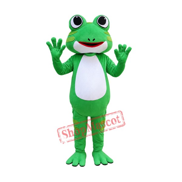 Green Frog Mascot Costume Free Shipping