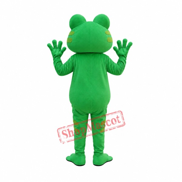 Green Frog Mascot Costume Free Shipping