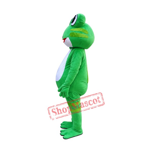 Green Frog Mascot Costume Free Shipping