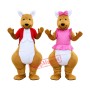 Red & Pink Kangaroo Mascot Costume Free Shipping
