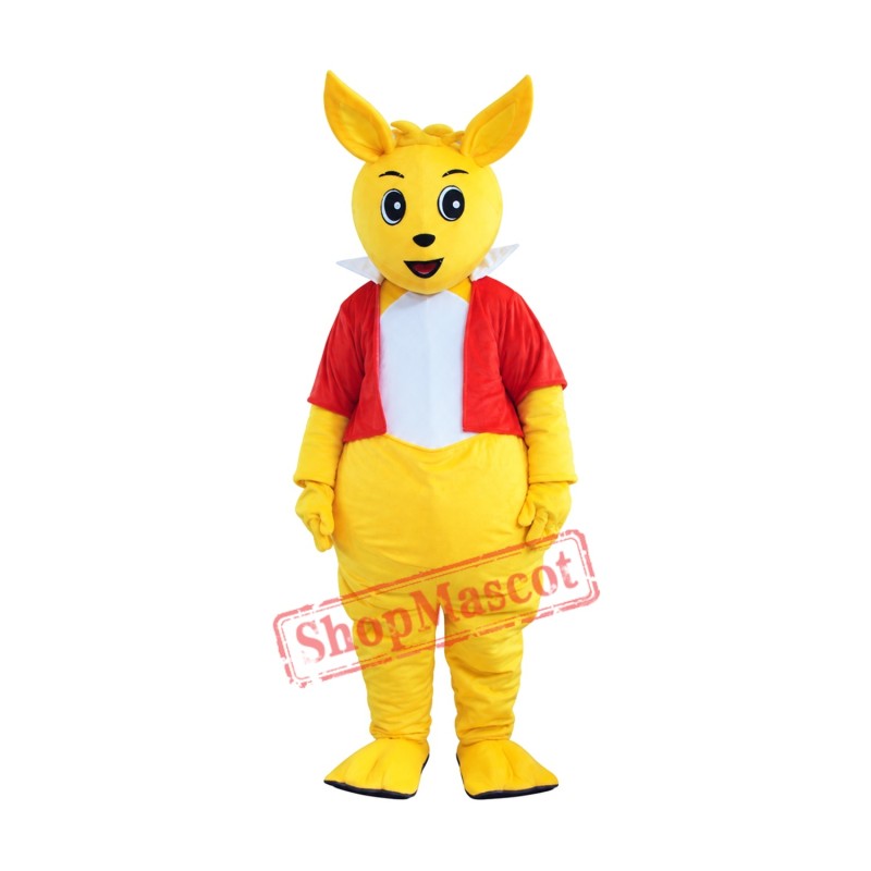 Yellow Kangaroo Mascot Costume Free Shipping Yellow Kangaroo Mascot Costume Free Shipping