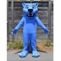 Blue Panther Mascot Costume Leopard Free Shipping