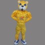 Yellow Panther Mascot Costume Leopard Free Shipping