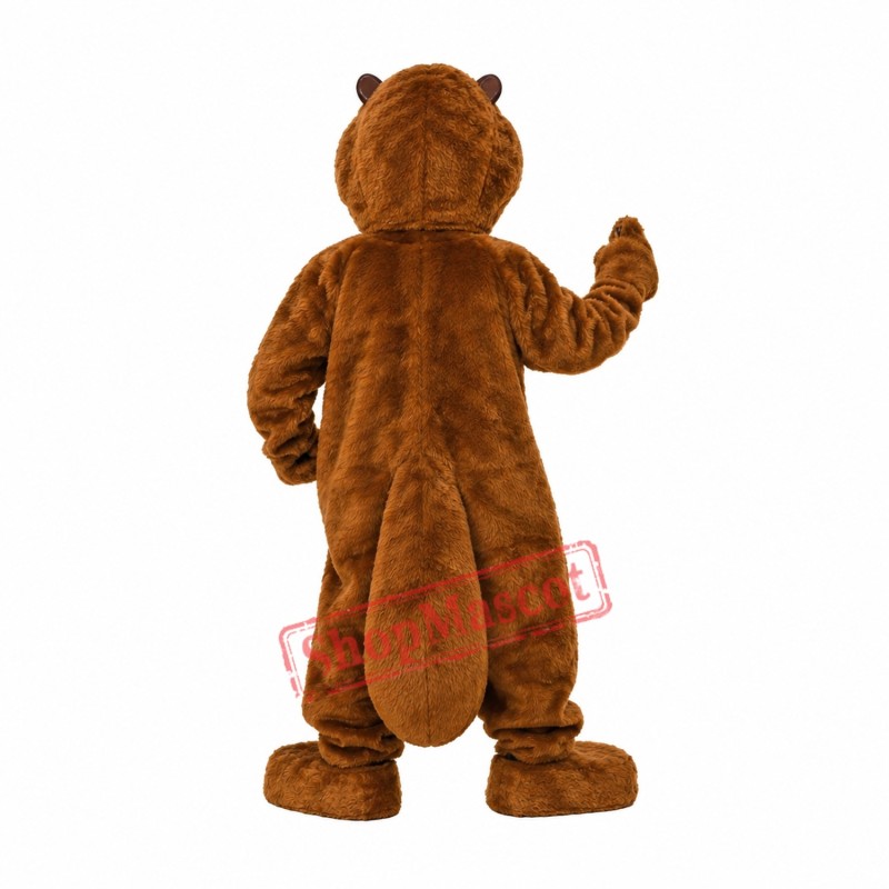 Adult Beaver Mascot Costume Adult Beaver Mascot Costume
